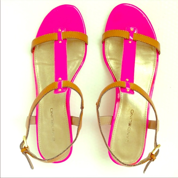 Bandolino Shoes - 🆑 Bandolino pink and brown ankle strap Sandals
